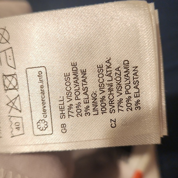 H&M Black and White Sheath Dress Sleeveless Scoop Neck Midi - Picture 7 of 7